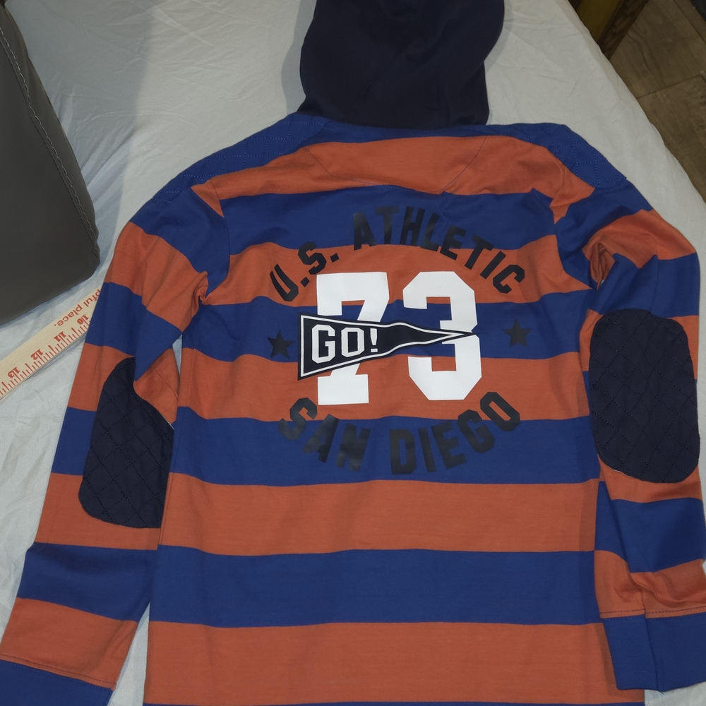 Rebel Vibrant Blue and Orange Hoodie